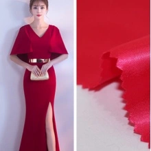 Reine Farbe gekämmte Baumwolle handgefertigt DIY Kleidung Rock Futter Stoff Accessori Seide Kleid Stoff für Kleid